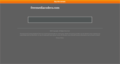 Desktop Screenshot of freemediacodecs.com